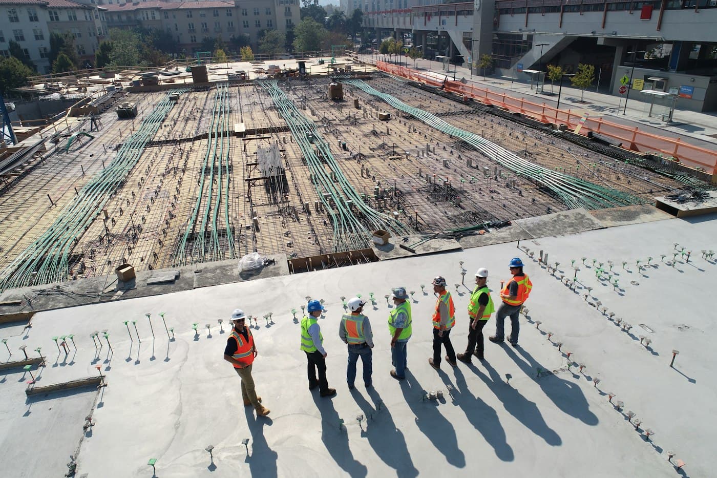 Equipe da FCS Engenharia em obra